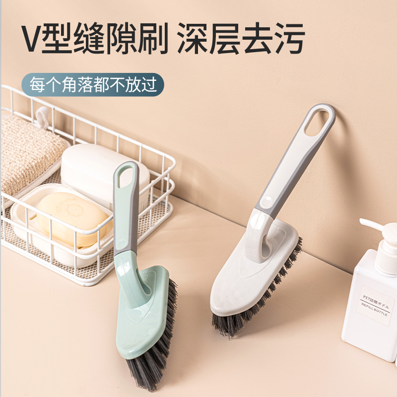 多功能縫隙刷浴室衛生間瓷磚清潔刷地磚墻角硬毛刷家用浴缸清洗刷